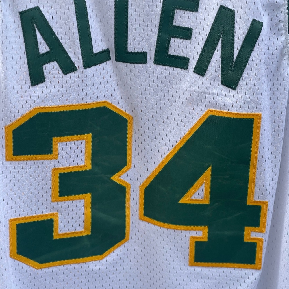 Vintage Nike Ray Allen Seattle‎ Supersonics Swingman Retro Jersey - Picture 6 of 7